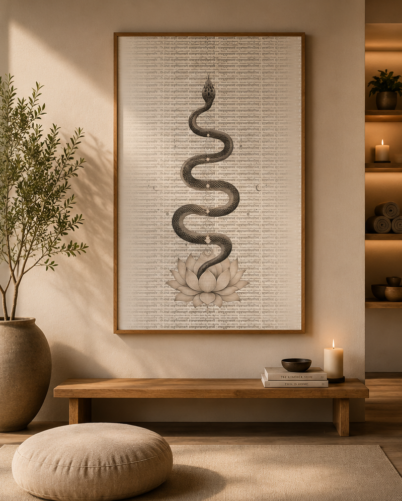 Om Vande Gurūṇāṃ - Mantra - Serpent — image 2 of 3