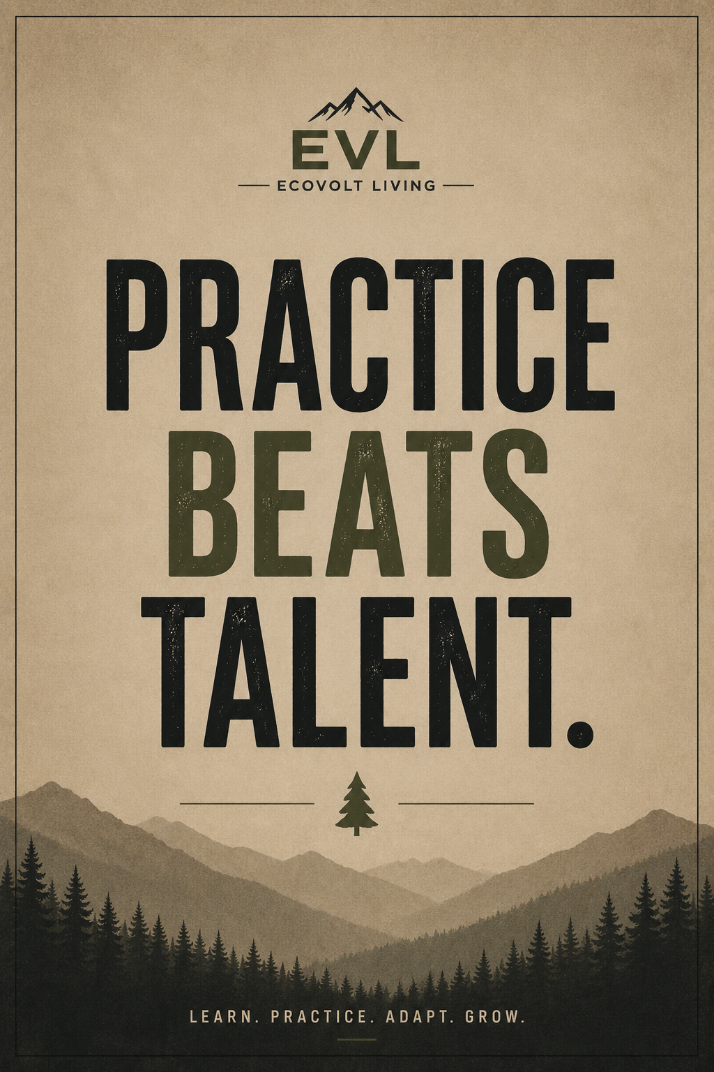 Skill‑Building Poster Set — Minimalist Nature Edition (10 Motivational Prints) — image 7 of 7