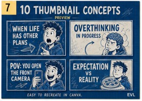 Comedy Creator Script Pack (Illustrated Edition) 40 Ideas • 12 Scripts • 12 Templates • 10 Thumbnails • 30-Day Calendar — image 7 of 7