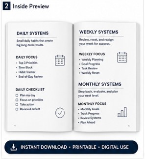The Everyday Systems Blueprint - Simple, Repeatable Systems for Life, Work, and Digital Organization — image 2 of 7