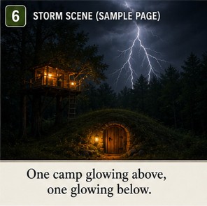 Ten Days in the Quiet Woods — Illustrated Edition, Two Couples, Two Camps, One Storm — image 6 of 7