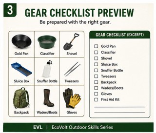 Eco-Friendly Gold Prospecting Illustrated Checklist Guide 2026 Edition — image 3 of 7