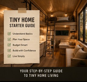 Tiny & Container Home Poster Pack | 16‑Poster Digital Download Bundle | Small Space Planning | Sustainable Living Wall Art — image 3 of 6