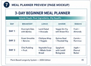 Plant-Based Longevity System — 2026 Edition — image 7 of 7