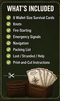 Wallet Survival Guide — Hybrid Illustrated Edition (Printable Wallet Cards) — image 2 of 7